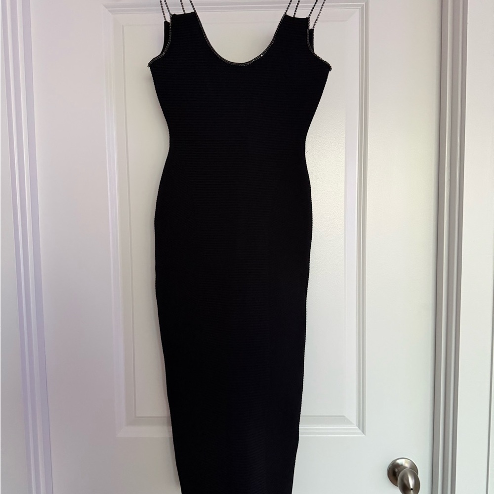 XS Herve Leger Black maxi Dress
